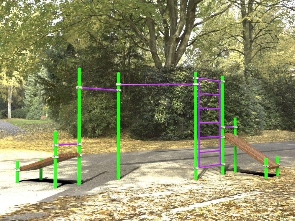 Комплекс для занятий Воркаут   Pioner A16727