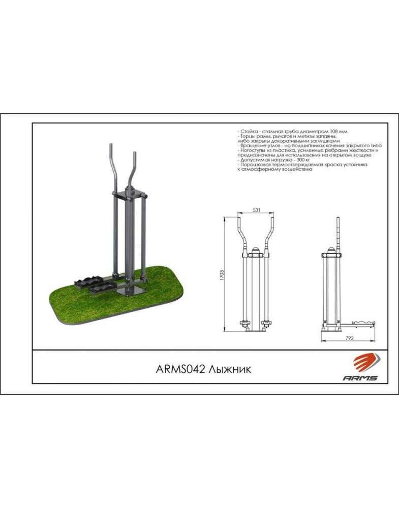Лыжник  Pioner A15543