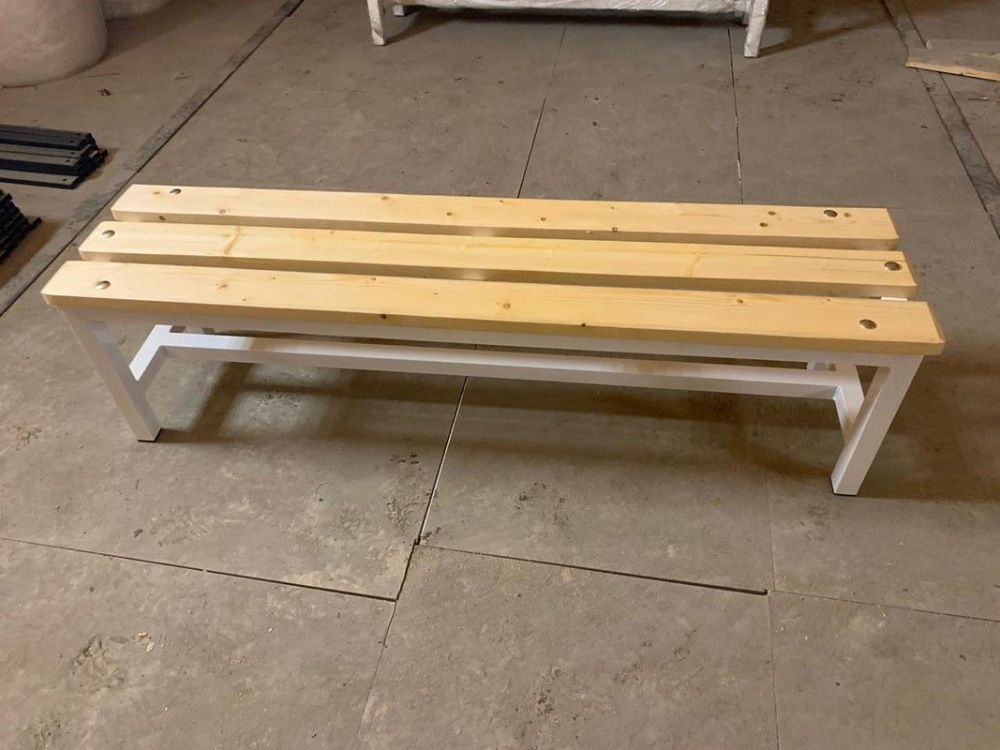 Скамейка для раздевалки без спинки, 150см  Pioner A16383