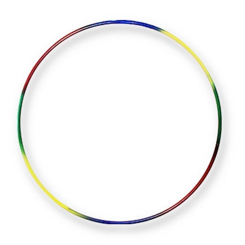 Обруч гимнастический стальной d90см, утяжелённый, Радуга Pioner A17944