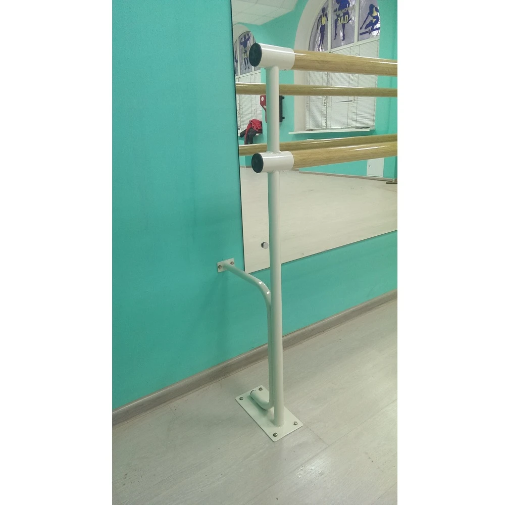 Кронштейн для хореографического станка, крепление пол/стена двухрядный