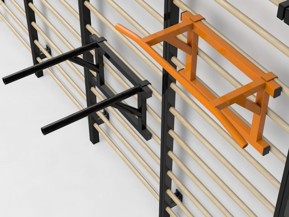 Шведская стенка с турником или брусьями размер 2800х800 мм Pioner A16176