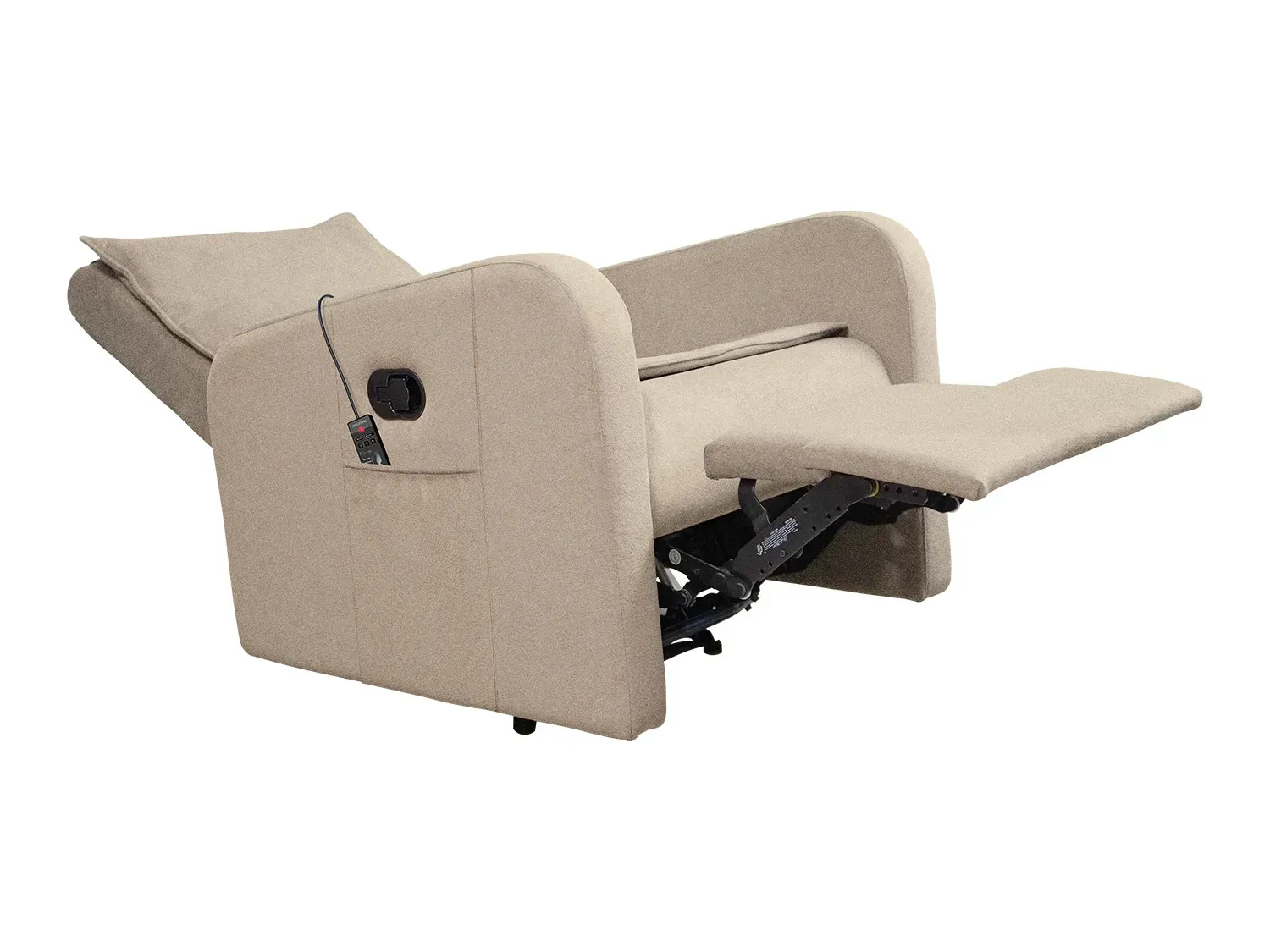 Кресло-реклайнер механический с массажем FUJIMO COMFORT CHAIR Ваниль