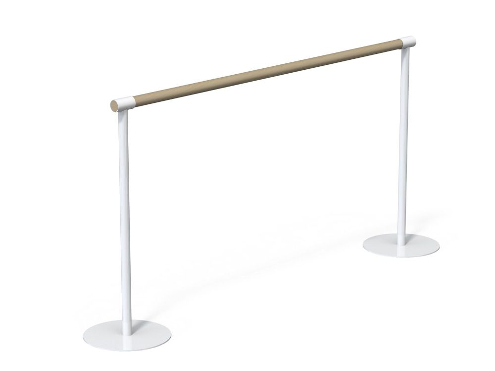 Переносной хореографический станок однорядный нерегулируемый Дуб Pioner A14213