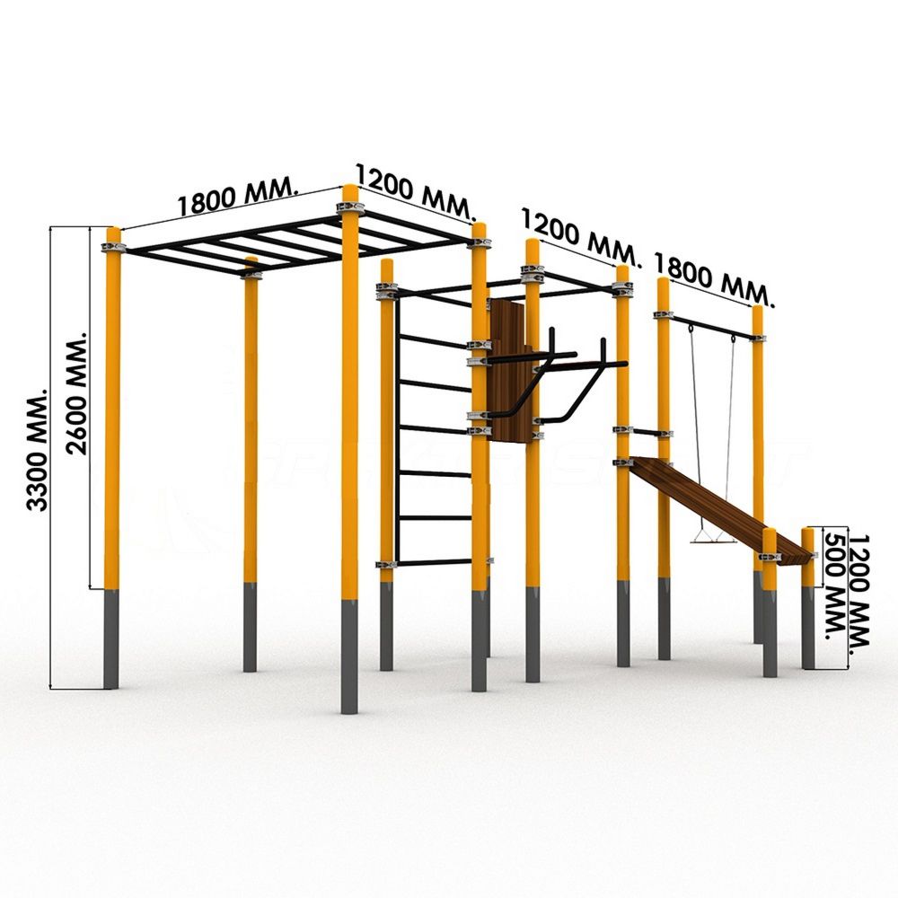 Комплекс для занятий Воркаут Pioner A16659