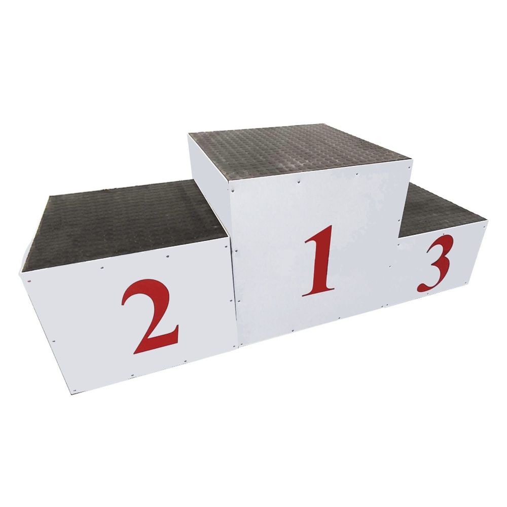 Пьедестал для награждения  Матрешка, переносной, разборный (облицовка пластик) 1 чел/ступень Pioner A13970