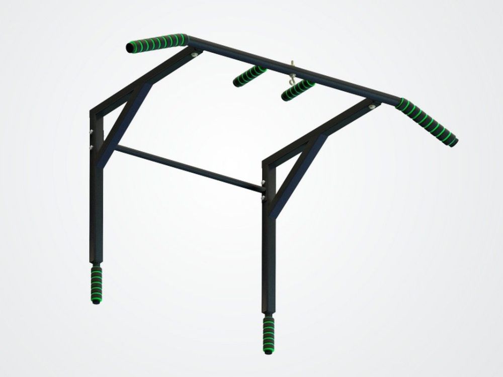 Турник-брусья разборный, черный Pioner A17163