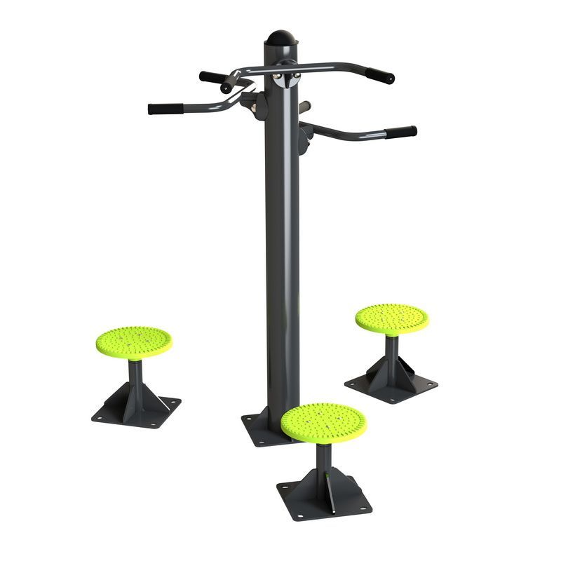 Тренажер уличный Твистер стоя (тройной)  Pioner A17623