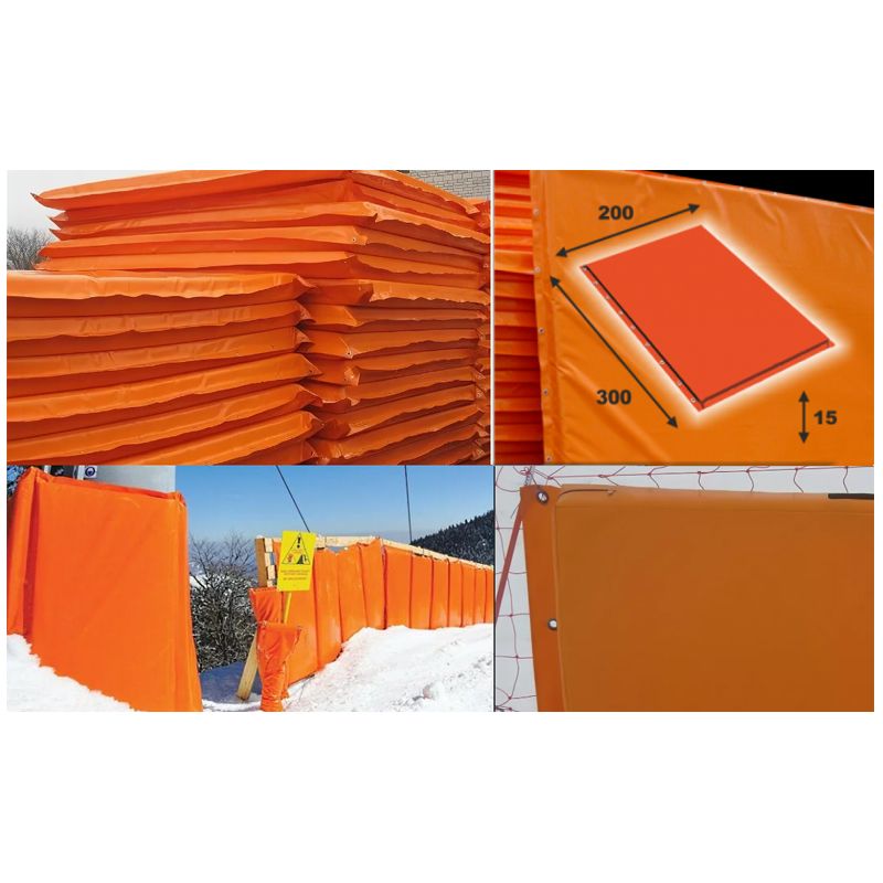 Мат для горнолыжных трасс 300х200х15 см Тент  люверсы  Pioner A11647