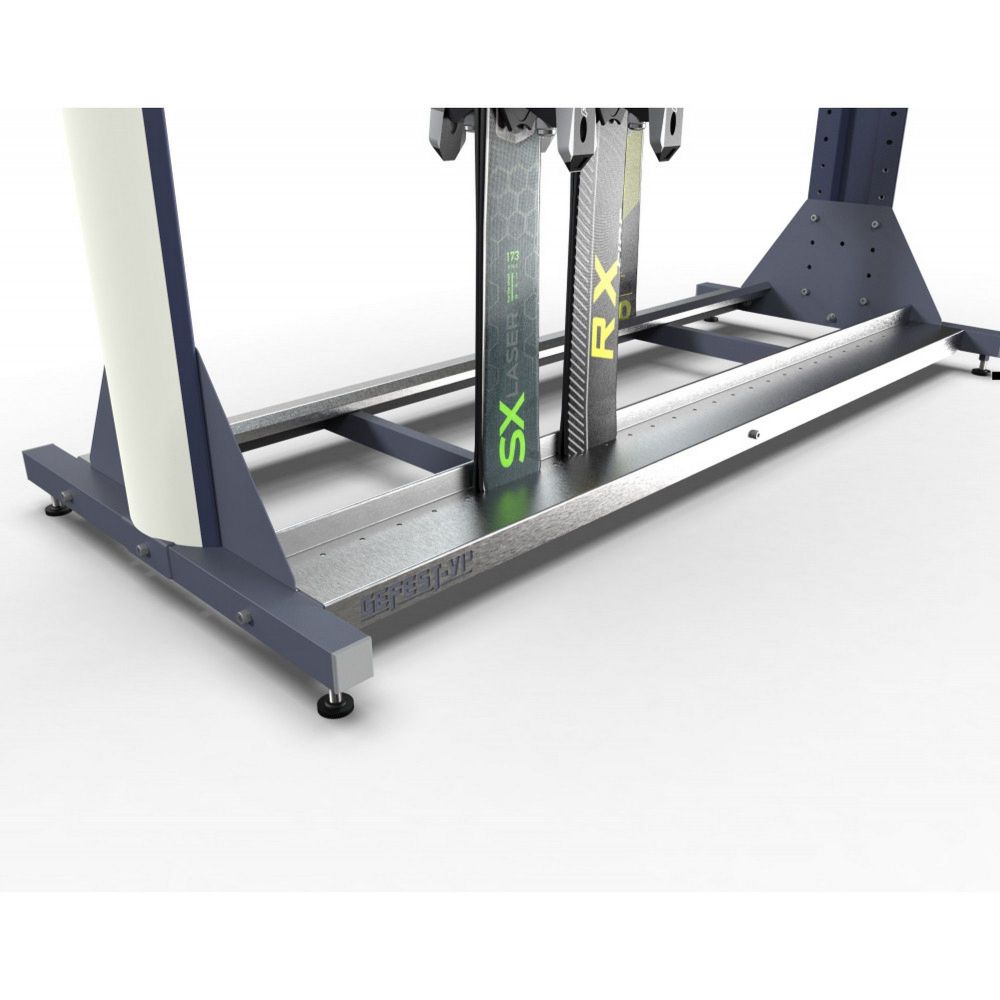 Стеллаж ClipS для горных лыж, двухсторонний с полками 219х155х67см  ClipS-P-18