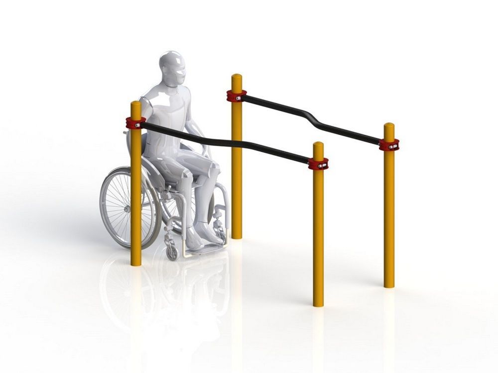 Брусья параворкаут изогнутые Pioner A11817