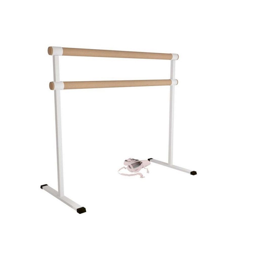 Станок балетный двухрядный разборный  1 метр, белый Pioner A14000