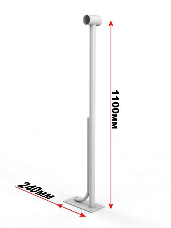 Однорядный напольный кронштейн  Pioner A13716