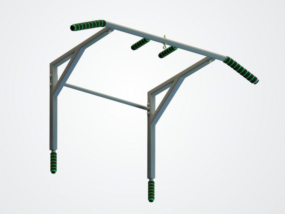 Турник-брусья разборный, серый Pioner A17164