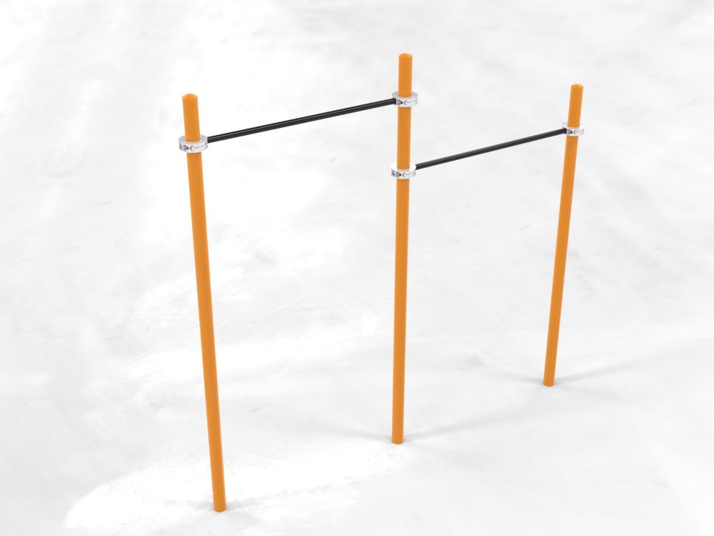 Турник уличный двойной для Воркаут  Pioner A17260