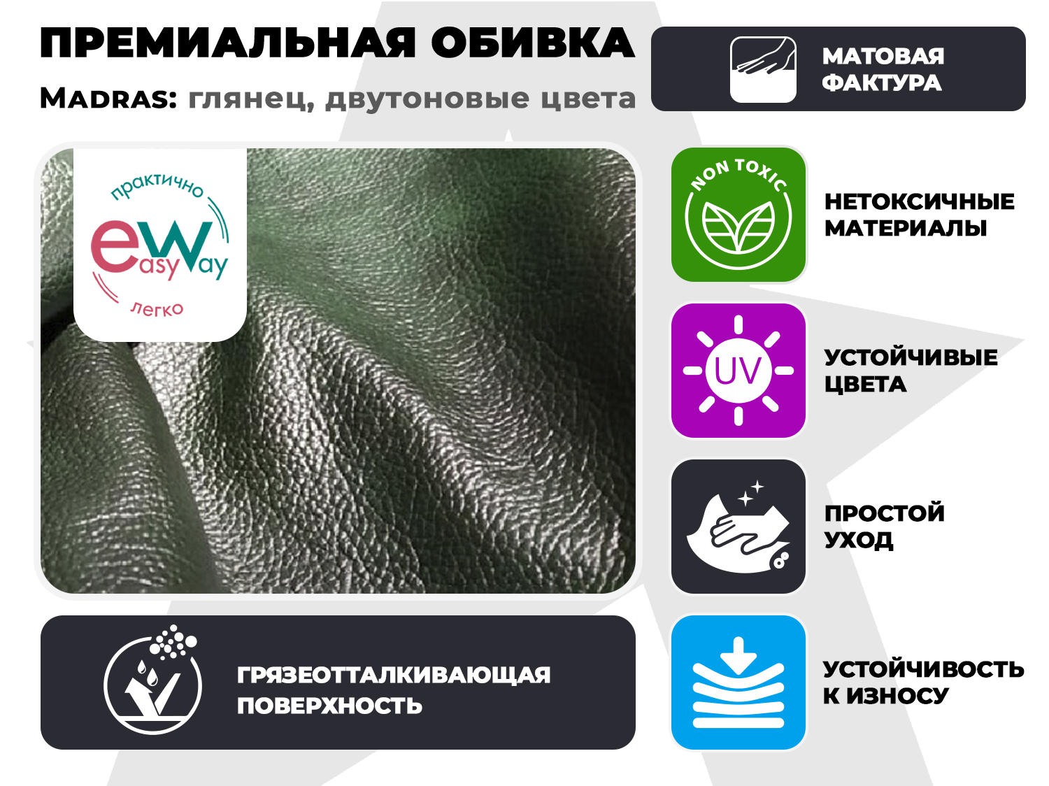 Кресло-реклайнер электрический FUJIMO DREAM EW Premium Изумруд