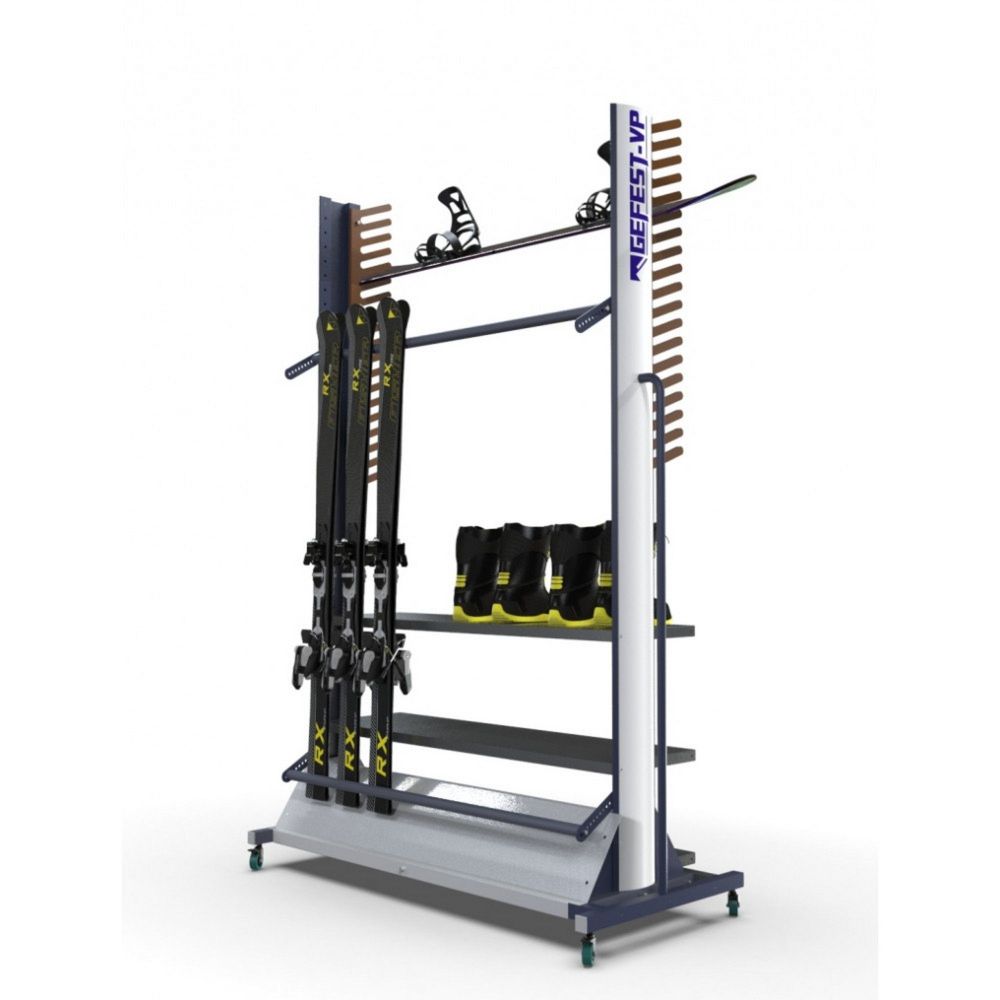 Передвижная тележка для салона проката 226,5х165х67см  TEL-1