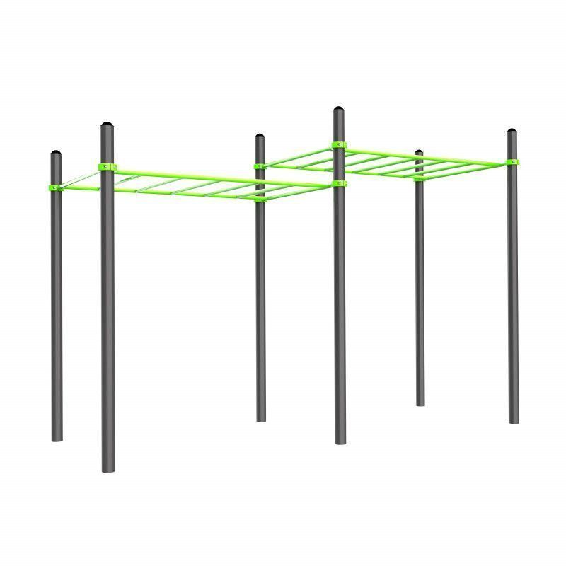 Воркаут Рукоход классический двухуровневый  Pioner A17444