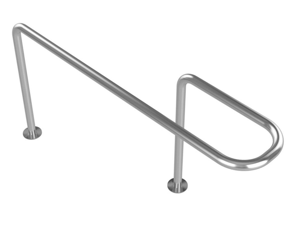 Велопарковка  на 1 место, нержавеющая сталь  Pioner A10105