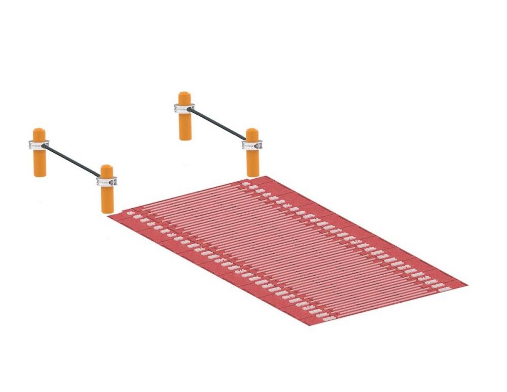Помост для выполнения испытания Прыжок в длину с места толчком двумя ногами  Pioner A14361