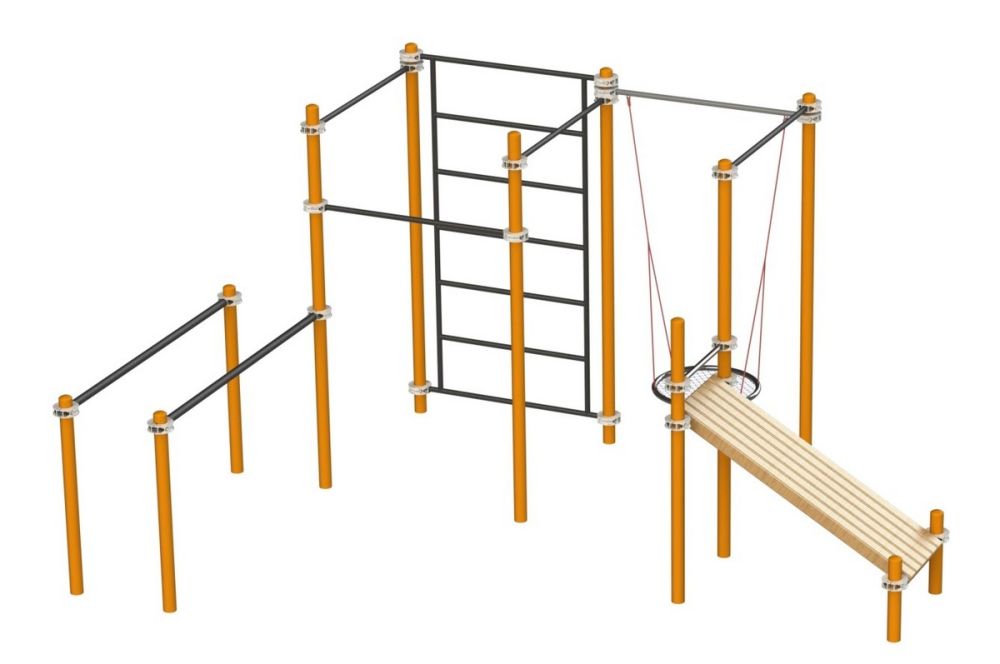 Комплекс для занятий Воркаут Pioner A16666