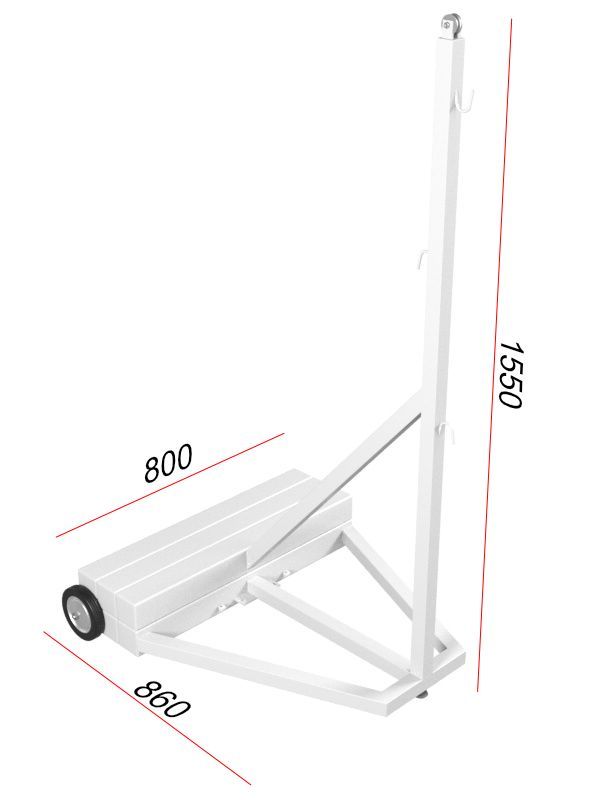 Стойки бадминтонные передвижные профессиональные  Pioner A13773