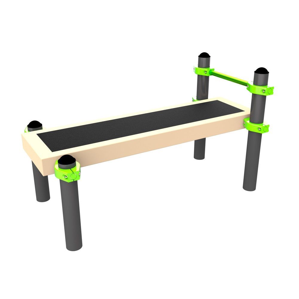 Скамья гимнаст. горизонт. для поднимания туловища из положения лежа на спине  Pioner A17499