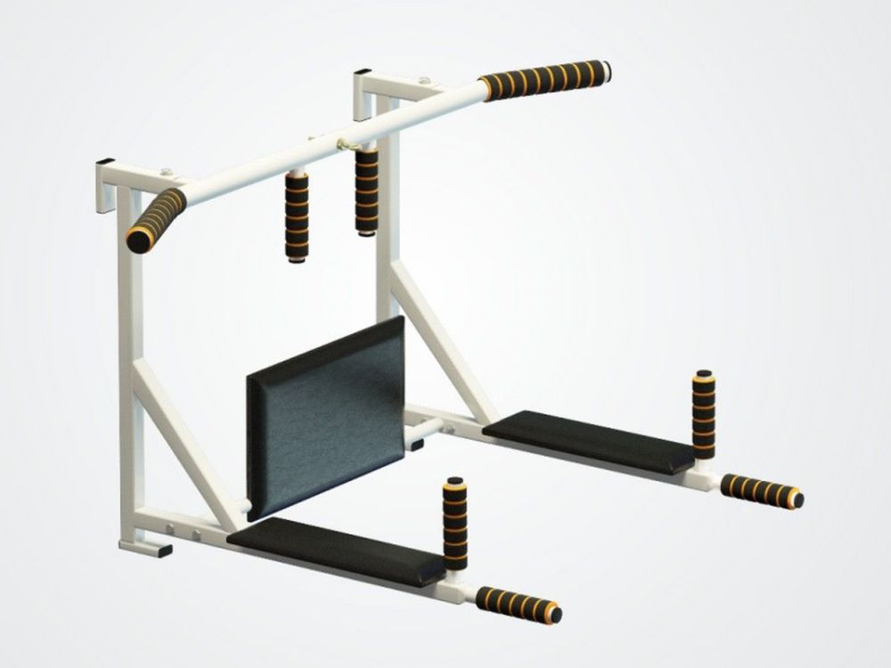 Турник-брусья-пресс навесной, белый Pioner A12168