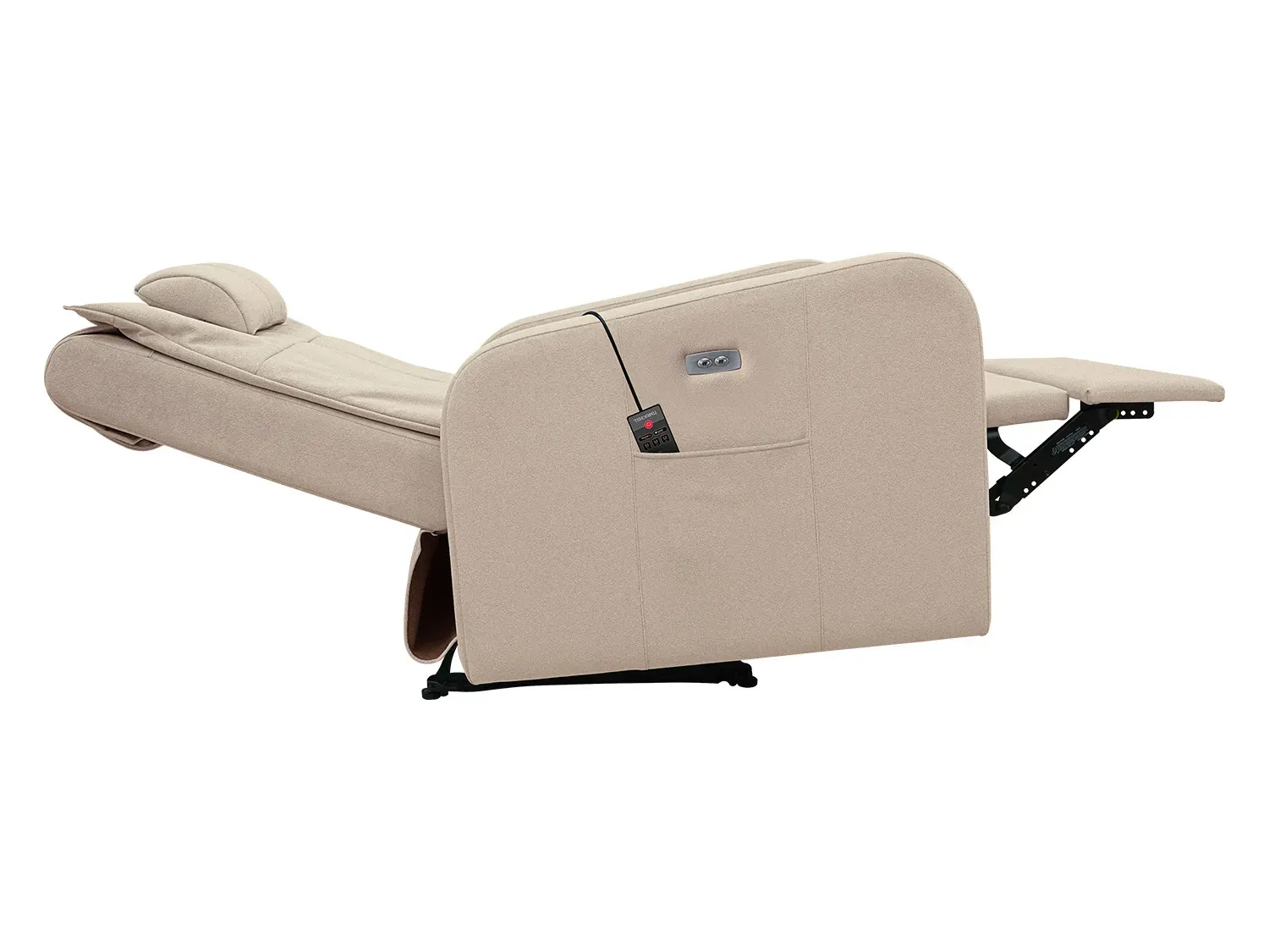 Кресло-реклайнер электрический с массажем FUJIMO E-COMFORT CHAIR Ваниль