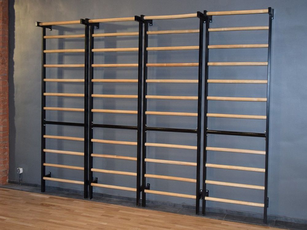 Шведская стенка металл/береза, размер 2800х800 мм  Pioner A16199