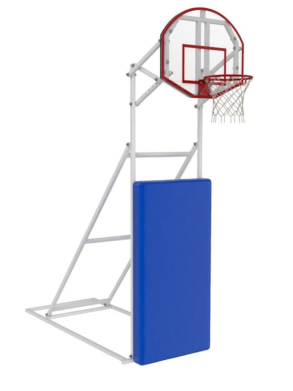 Стритбольная мобильная стойка (щит-оргстекло)  Pioner A13421