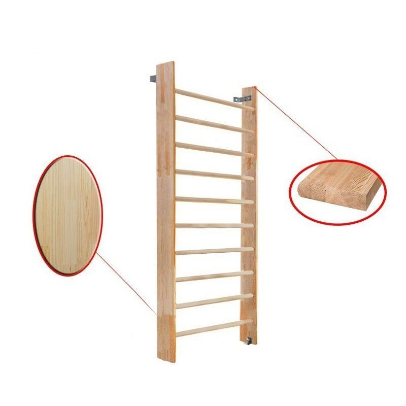 Стенка шведская 2200х1000 боковина 140 мм (щит.сосна) Pioner A15854