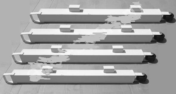 Комплект противовесов для мини-футбольных ворот (4х25кг.=100кг)  Pioner A12588