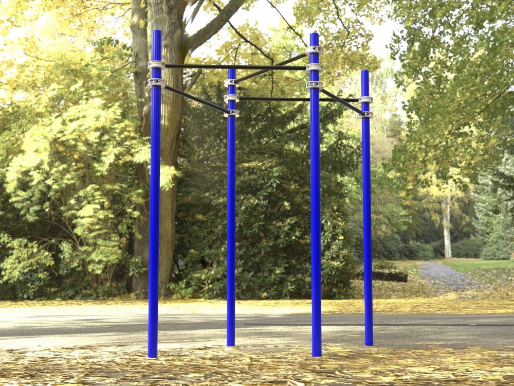 Двойной треугольник из турников для Воркаут  Pioner A17255