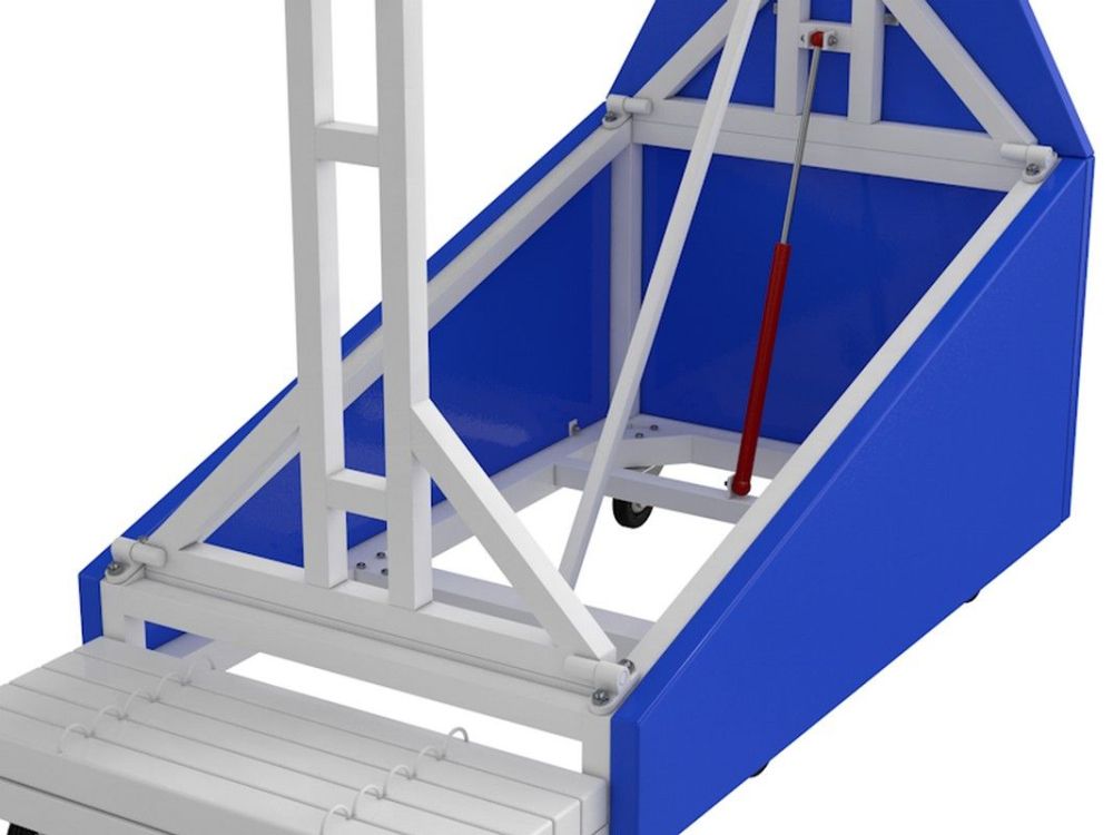 Стойка баскетбольная мобильная складная игровая  вынос 325 см Pioner A13454