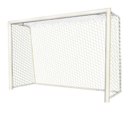 Ворота футбольные 4х2 м для игры в любительский футбол 7х7, свободностоящие алюминиевые (для зала и улицы) Pioner A14488