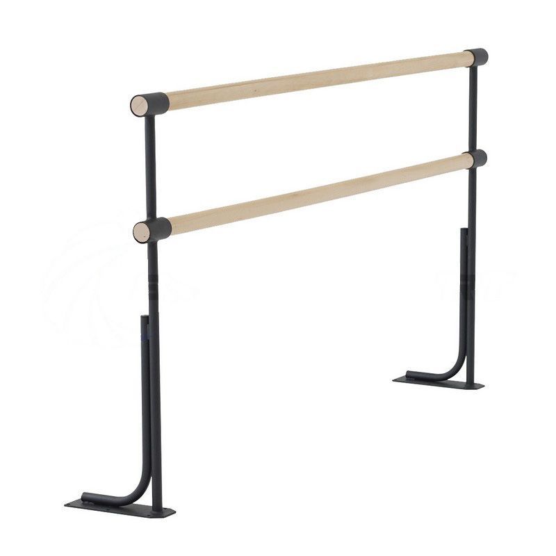 Хореографический станок двухрядный напольный   Дуб Pioner A13993