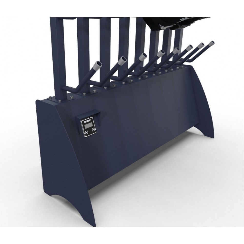 Сушильный стеллаж СЛ1 - Стандарт для обуви, односторонний 202х125х38см  SLS-20