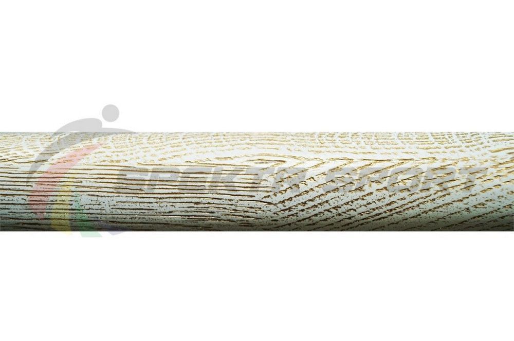 Деревянный поручень для хореографических станков 2 м, Дуб  белый+золотая патина Pioner A14274