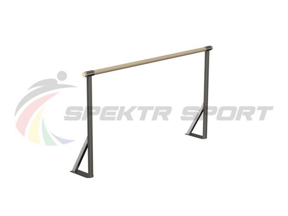 Стойка балетного станка однорядного напольная   нерж. сталь Pioner A14175