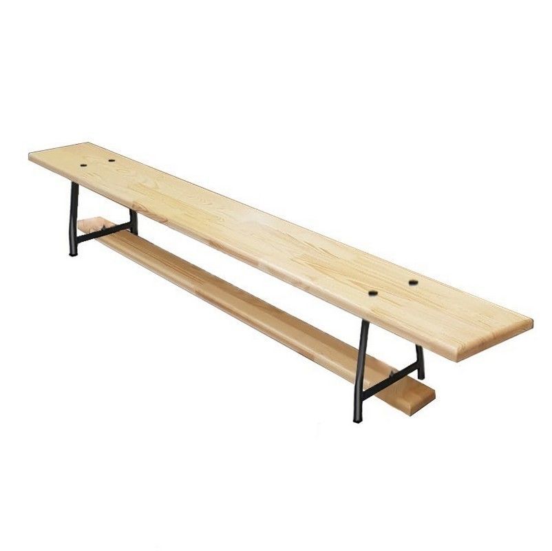 Скамейка гимнастическая 200 см (щит дерево) ножки метал  Pioner A12813