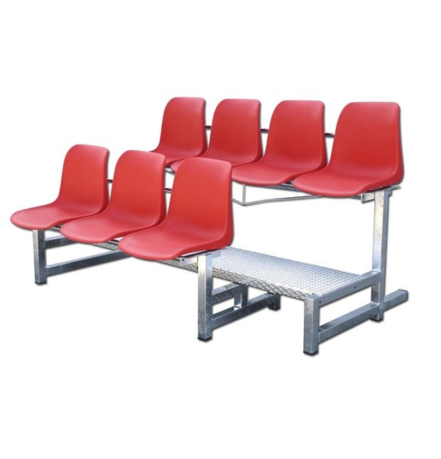 Трибуна двухрядная мобильная на 7 мест