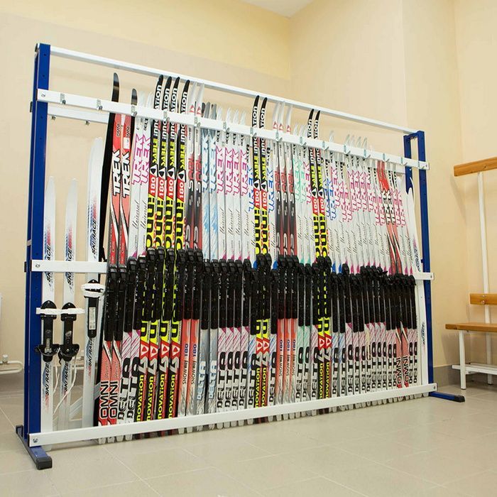 Стойка для беговых лыж (двухсторонняя на 30 пар) Pioner A14692