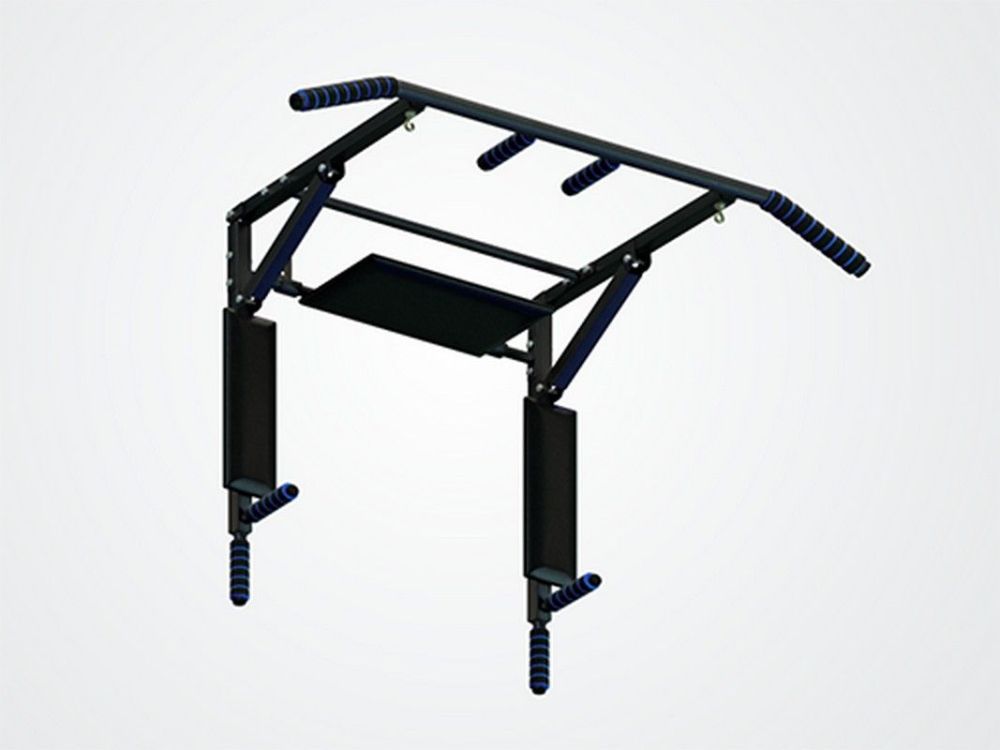 Турник 3 в 1 складной  Workout, черный Pioner A17168