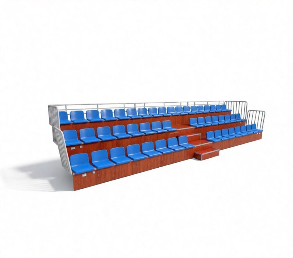 Трибуна телескопическая 3-х рядная на 50 мест Pioner A2506399