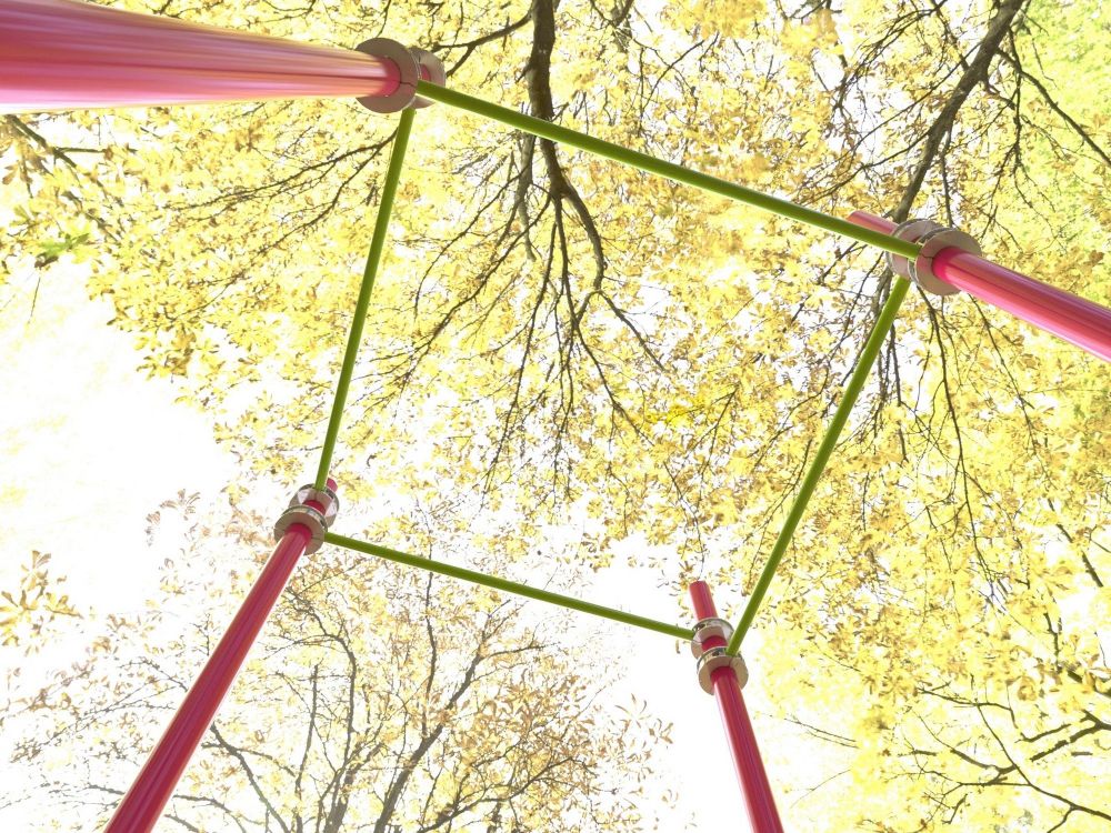 Комплекс турников квадратный для Воркаут Pioner A17246