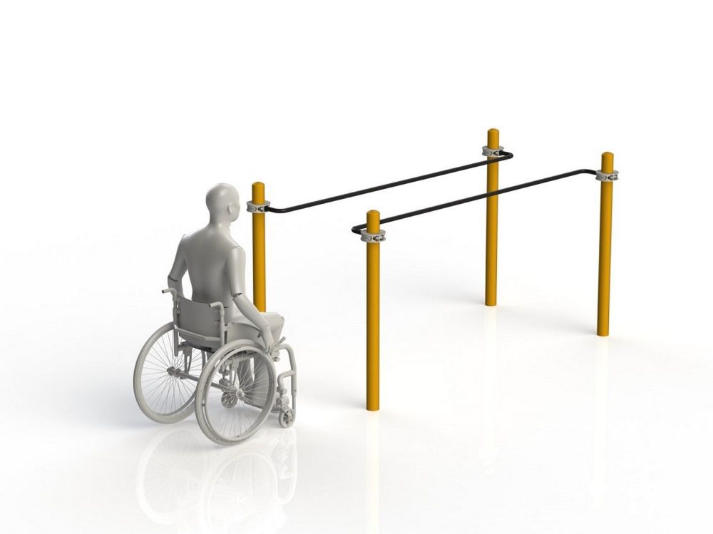 Брусья параворкаут параллельные для колясочников Pioner A11789