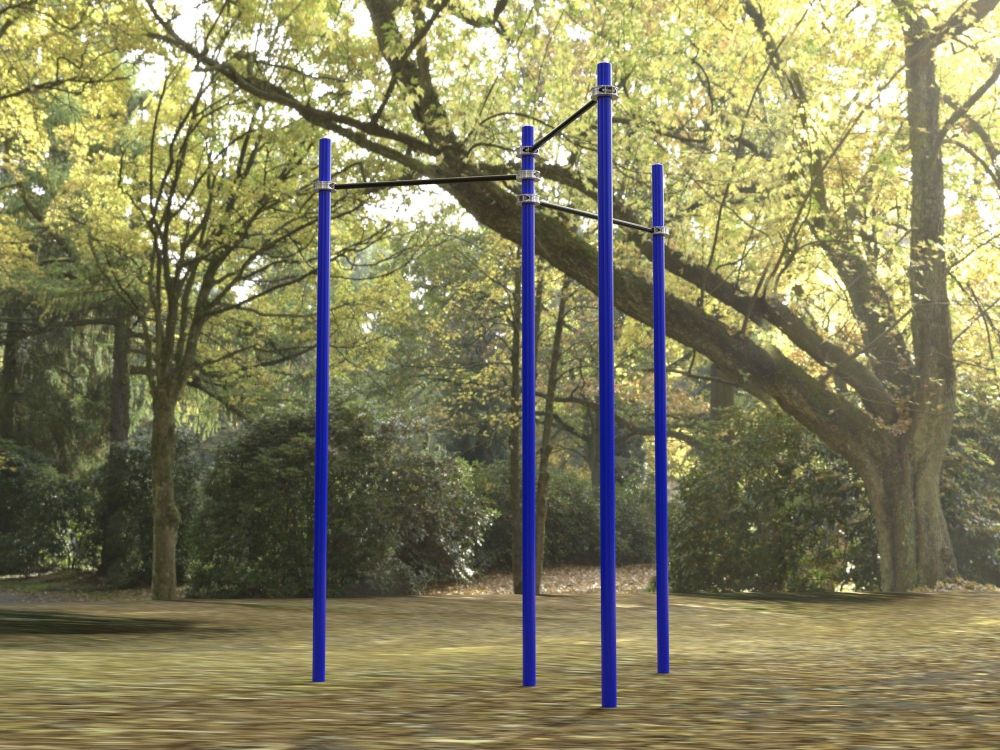 Комплекс из трех турников для Воркаут  Pioner A17250