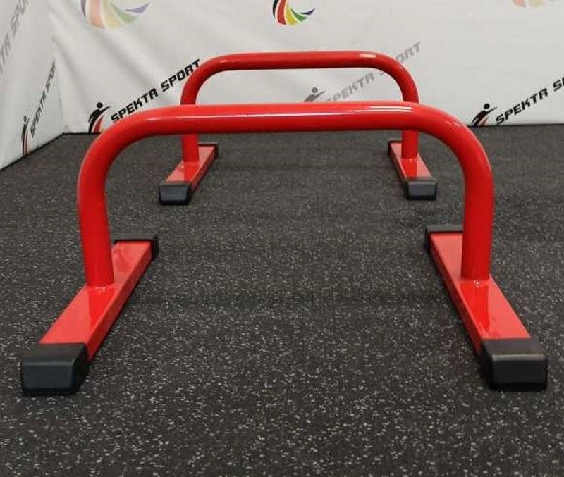 Упоры напольные для отжиманий (паралетсы)  красный Pioner A17238