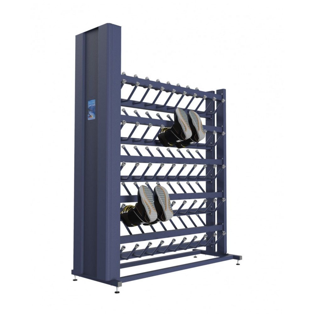 Сушильный стеллаж СЛ2 - Премиум для обуви, двухсторонний 199х166,5х67см  SLPD-50